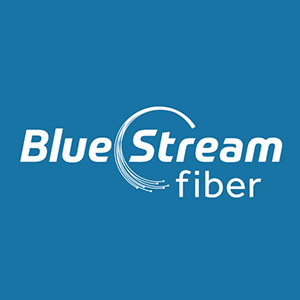 blue stream fiber logo
